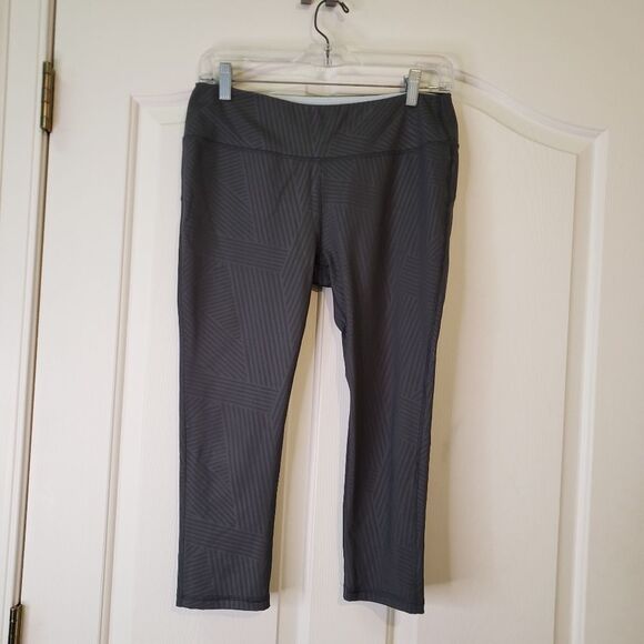Marika Sport Gray Patterned Pants - Picture 1 of 4